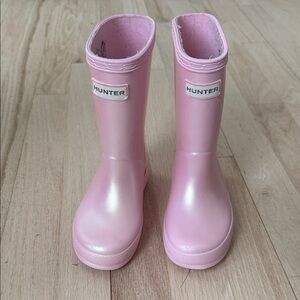 Hunter Light Pink Children's Boots